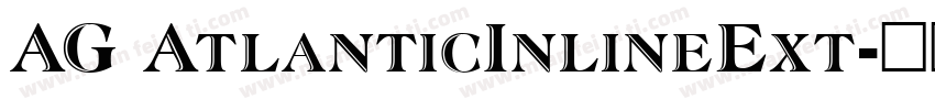AG AtlanticInlineExt字体转换